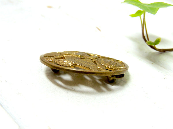 【★・ミリタリー・イーグル・鷲・EPLURIBUS・UNUM】ビンテージ・US ARMY・ピンバッジ