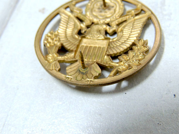 【★・ミリタリー・イーグル・鷲・EPLURIBUS・UNUM】ビンテージ・US ARMY・ピンバッジ