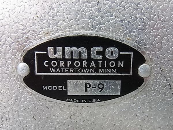 【UMCO】ヴィンテージ・タックルボックス・MODEL P-9/フィッシング USA