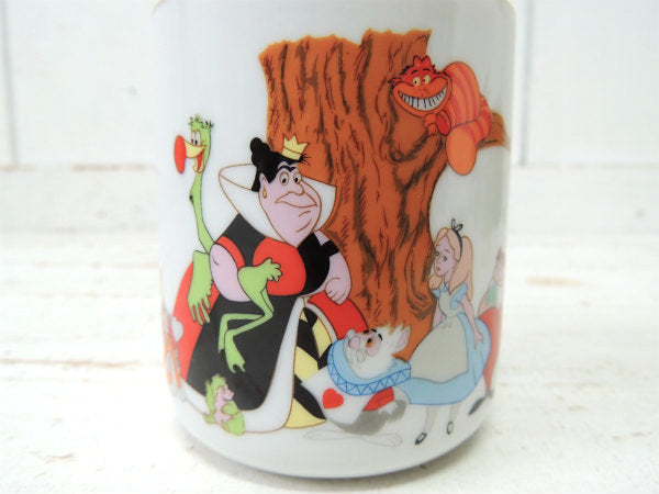 【ふしぎの国のアリス】ディズニーランド・70'sヴィンテージ・陶器製・マグカップ/食器/里返り品