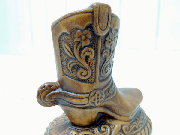 トレジャークラフト ARIZONA・ウエスタンブーツ 型・セラミック製・ヴィンテージ・置物 花瓶