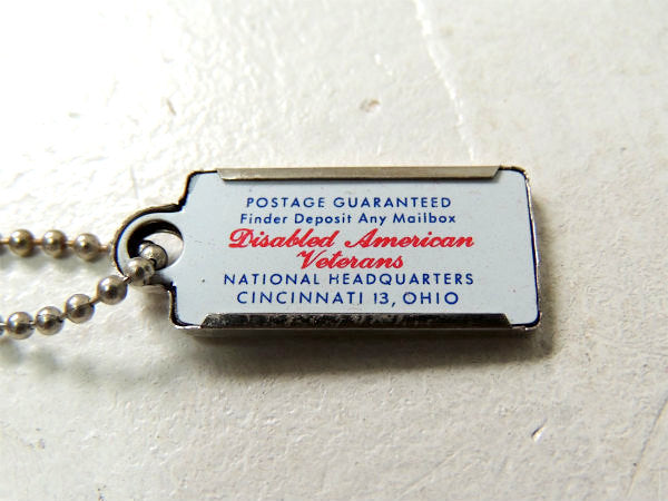 【カリフォルニア・ナンバープレート型】ヴィンテージ・金属製・キーホルダー・鍵2本付き・CA