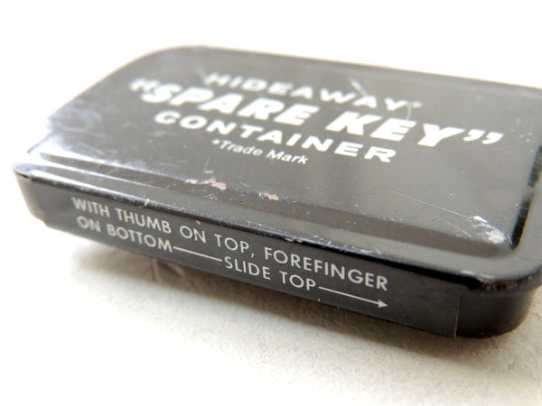 HIDEAWAYSPARE KEY CONTAINER・ヴィンテージ・ブリキ製・キー・ケース