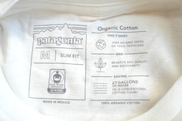 Patagonia パタゴニア ベンチュラ本店 リバーマウス メンズ Tシャツ&ステッカー ホワイト