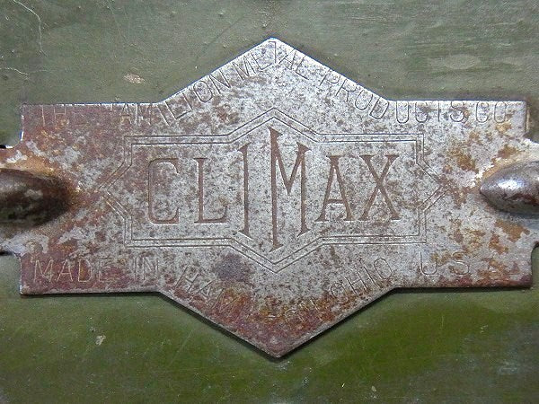 【CLIMAX】カーキ色・ヴィンテージ・メタルボックス/メタルケース/書類ケース　USA