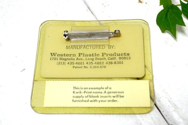 マクドナルド・USA ヴィンテージ・店舗スタッフ・非売品・バッジ・アドバタイジング 名札