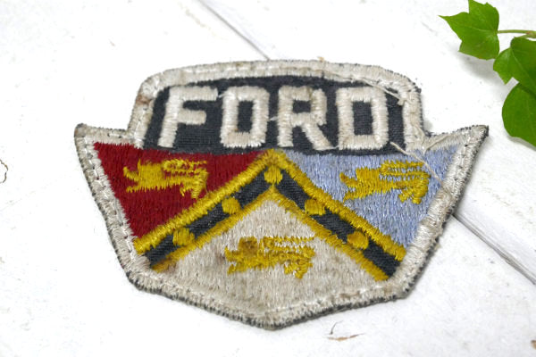 USA フォード FORD ヴィンテージ・刺繍・ワッペン・パッチ・1950年代頃