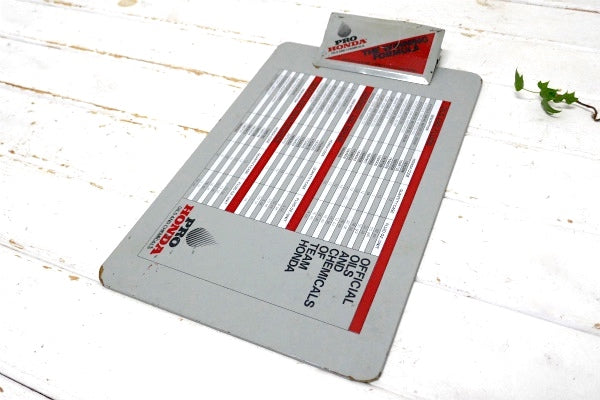 PRO HONDA チーム ホンダ・ビンテージ・アドバタイジング・バインダー ステーショナリー US