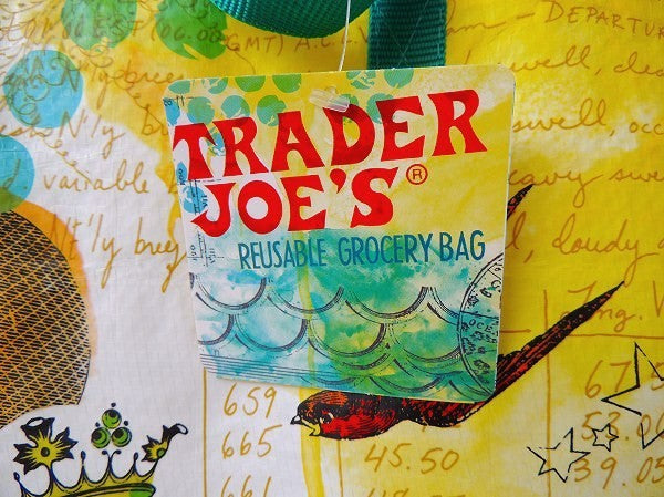 【トレーダージョーズ】Trader Joe's・船&地図柄・エコバッグ USA
