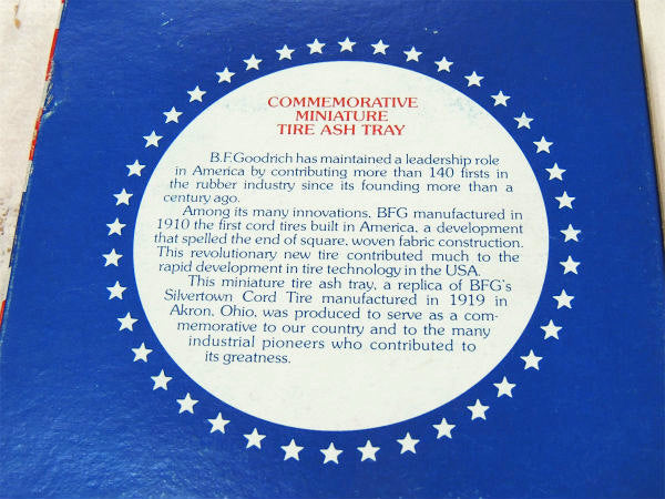 BF グッドリッチ タイヤ型・デッドストック 箱付き・1976年・ヴィンテージ・灰皿・アシュトレイ