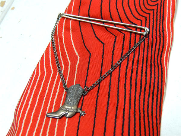 STERLING・K10 ウエスタンブーツ モチーフ・ヴィンテージ・タイピン・ダブルライン