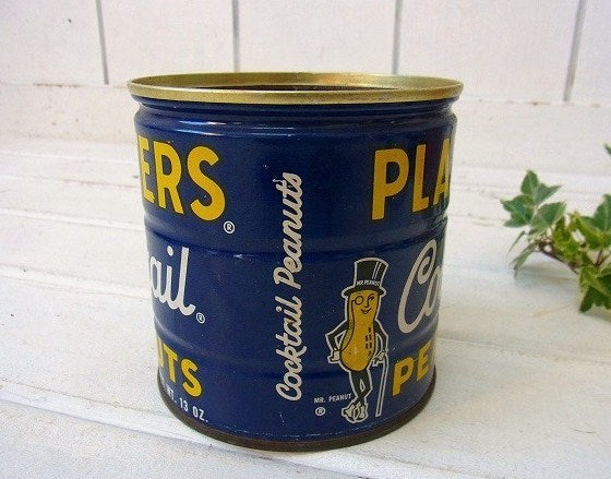 【PLANTERS】プランターズ・ピーナッツのヴィンテージ・ティン缶/ブリキ缶　USA
