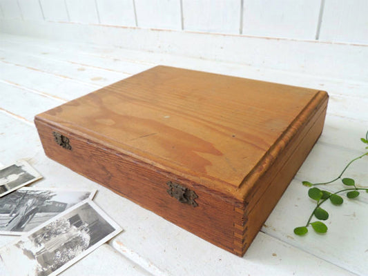 組み木・木製・ヴィンテージ・OLDウッドボックス・木箱・宝箱・シガーケース USA