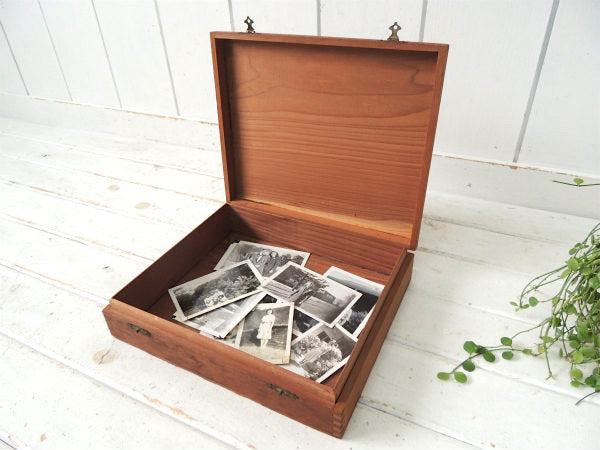 組み木・木製・ヴィンテージ・OLDウッドボックス・木箱・宝箱・シガーケース USA
