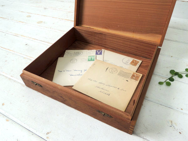 組み木・木製・ヴィンテージ・OLDウッドボックス・木箱・宝箱・シガーケース USA