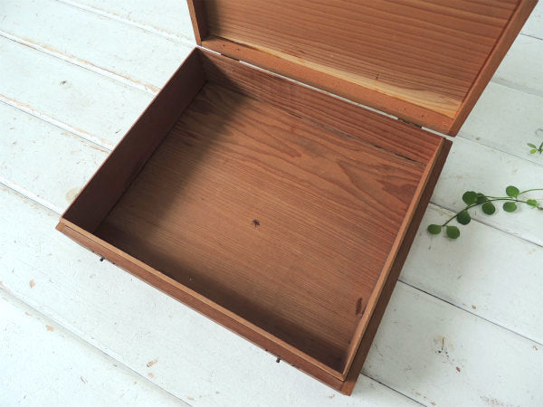 組み木・木製・ヴィンテージ・OLDウッドボックス・木箱・宝箱・シガーケース USA