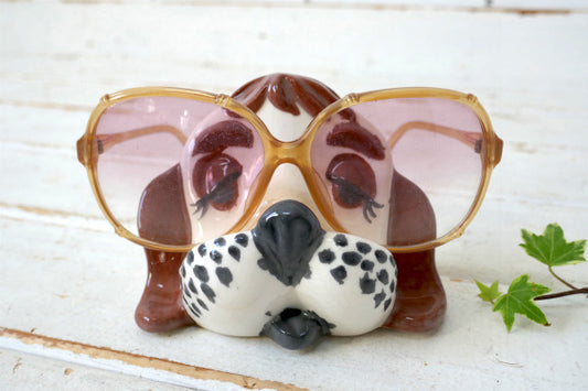 Arner 犬 セラミック レトロ 70s ヴィンテージ メガネホルダー メガネ置き 眼鏡スタンド