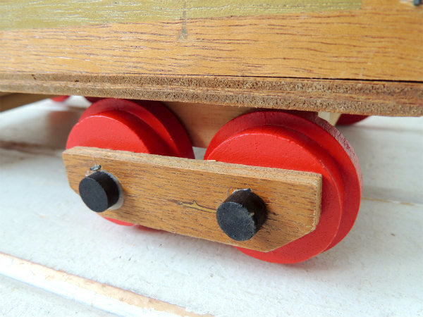 【SANTA EXPRESS】クリスマス・汽車・ビンテージ・ウッドボックス・木箱 USA オモチャ箱