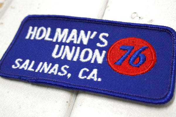 カリフォルニア UNION 76 オイル SALINAS ・ヴィンテージ・刺繍・ワッペン・ガレージ