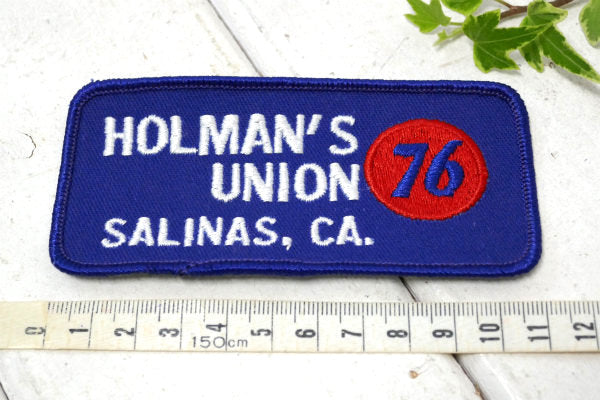 カリフォルニア UNION 76 オイル SALINAS ・ヴィンテージ・刺繍・ワッペン・ガレージ
