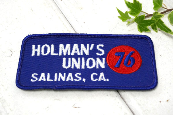 カリフォルニア UNION 76 オイル SALINAS ・ヴィンテージ・刺繍・ワッペン・ガレージ