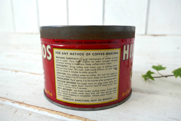 1878s HILLS BROS ヒルスコーヒー ブリキ製 ビンテージ コーヒー缶 ティン USA