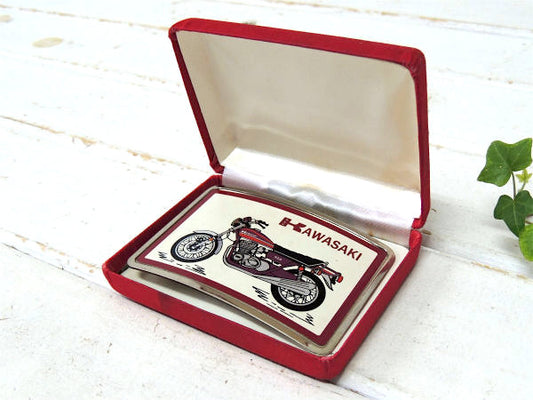 KAWASAKI 900 バイク・ヴィンテージ・ベルト用・バックル・カワサキ・Z1・USA