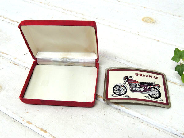 KAWASAKI 900 バイク・ヴィンテージ・ベルト用・バックル・カワサキ・Z1・USA