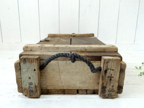 第二次世界大戦〜 M29&M375・追撃砲・ミサイル・ミリタリー・ビンテージ・木箱・弾薬箱