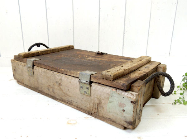 第二次世界大戦〜 M29&M375・追撃砲・ミサイル・ミリタリー・ビンテージ・木箱・弾薬箱