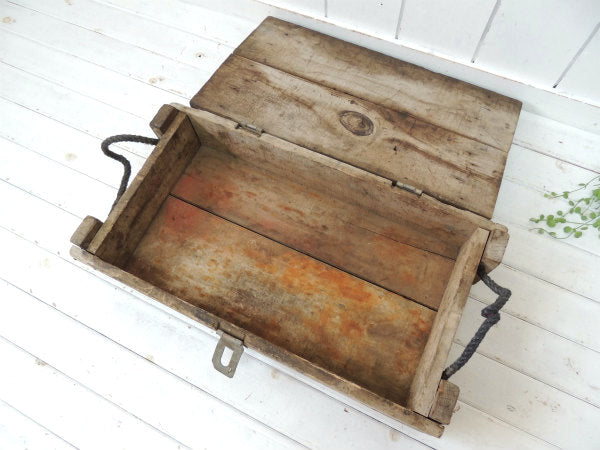 第二次世界大戦〜 M29&M375・追撃砲・ミサイル・ミリタリー・ビンテージ・木箱・弾薬箱