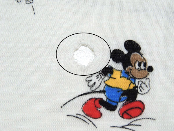 【ミッキー&プルート】激レア!陸上スポーツ柄・ヴィンテージ・ファブリック/生地