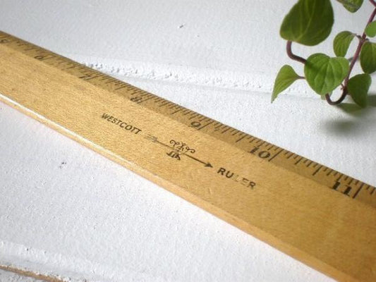 WESTCOTT RULER 木製 ヴィンテージ メジャー 物さし U.S.A. ステーショナリー 文房具 裁縫道具