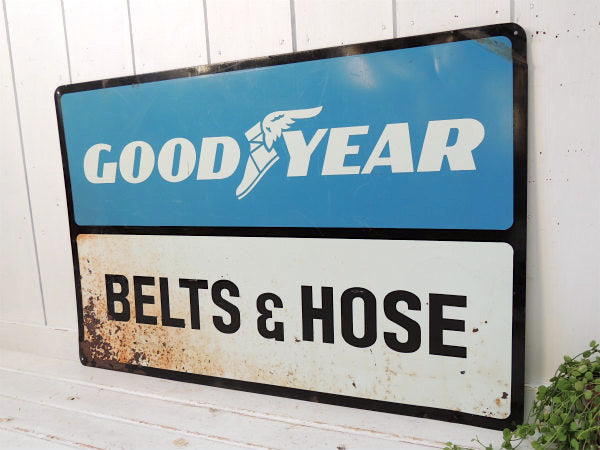 【GOODYEAR・BELTS&HOSE】グッドイヤー・ヴィンテージ・アドバタイジング・サイン・看板