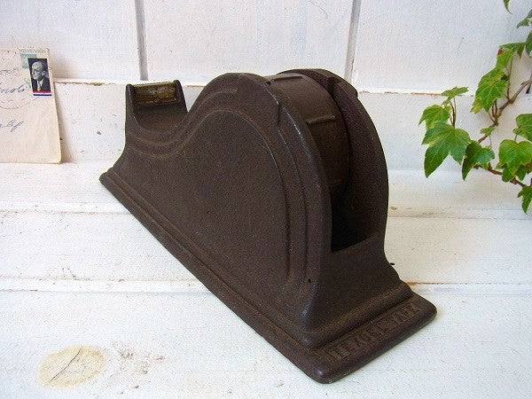 【TEXCEL TAPE】古いアイアン製・アンティーク・テープカッター/テープディスペンサー