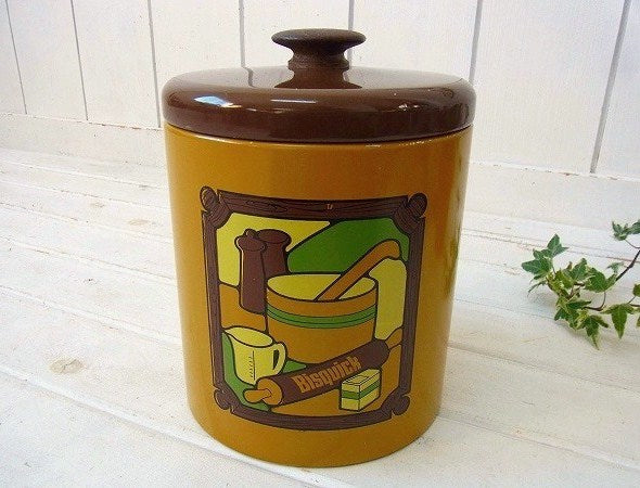 【ランズバーグ】BISQUICK・70's・アンティーク・キャニスター USA