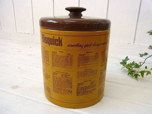 【ランズバーグ】BISQUICK・70's・アンティーク・キャニスター USA