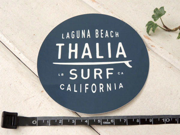 【THALIA/ラグナビーチ】サーフショップ・カリフォルニア・ステッカー/ネイビー/サーフィン