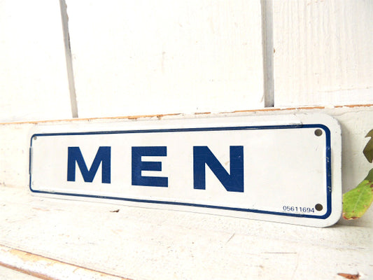 【MEN・メンズ】ヴィンテージ・ルームサイン・案内標示プレート・看板・店内装飾・デッドストック
