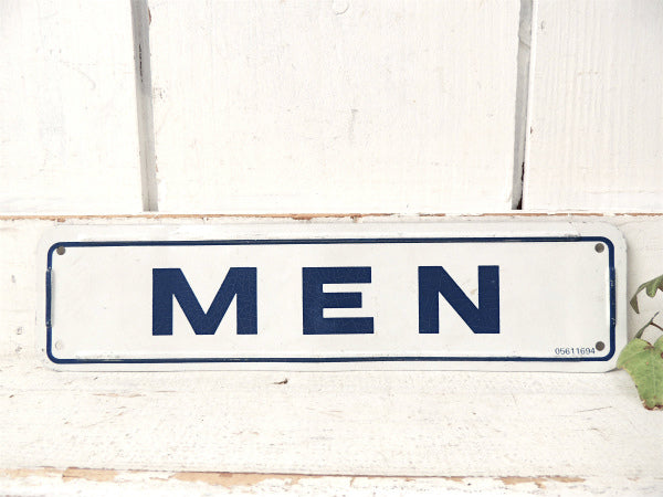 【MEN・メンズ】ヴィンテージ・ルームサイン・案内標示プレート・看板・店内装飾・デッドストック