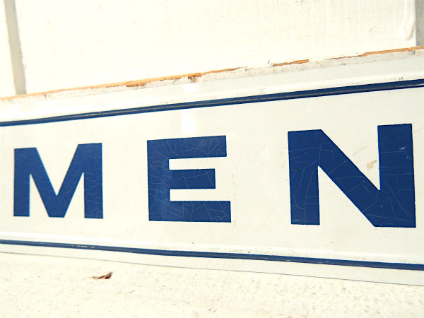 【MEN・メンズ】ヴィンテージ・ルームサイン・案内標示プレート・看板・店内装飾・デッドストック
