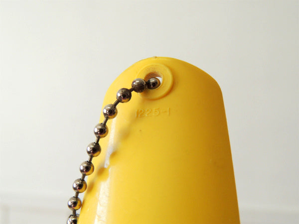 【TUPPERWARE】アドバタイジング・ビンテージ・靴べら・シューホーン・USA・黄・キーホルダー