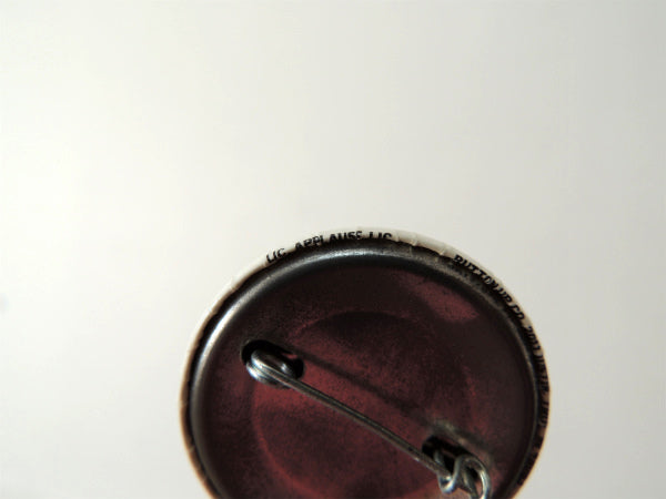 1987's・カリフォルニアレーズン ポーズ柄・ズンちゃん・ビンテージ・缶バッジ・USAアメキャラ