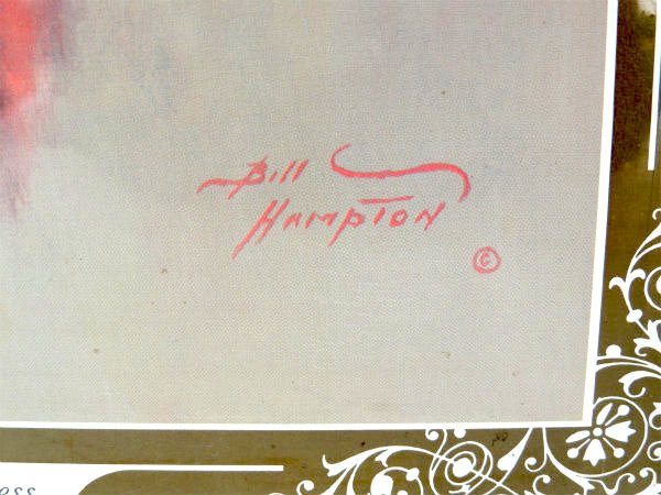 インディアン 1970s  ネイティブ　Bill Hampton アメリカン ヴィンテージ ポスター 印刷物 壁飾り　