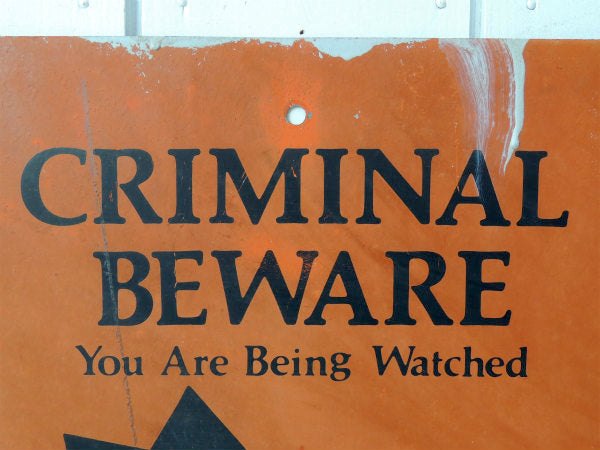 【警察署・ポリス】カリフォルニア・サンディエゴ・ビンテージ・ストリートサイン・看板