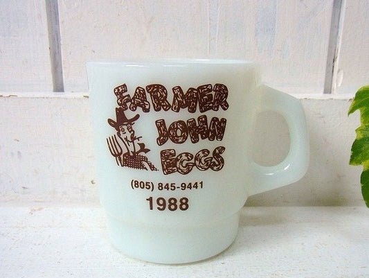 【GALAXY/ギャラクシー】FARMER JOHN EGGS・アドバタイジング・マグカップ