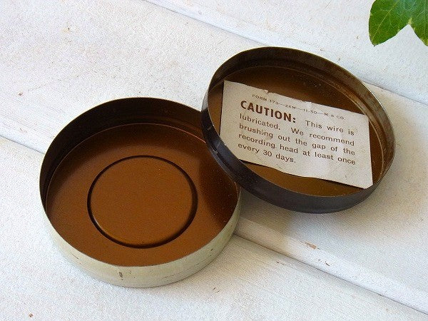 【SEARS】ワイヤーレコーダー・ティン製・ヴィンテージ・ティン缶　USA