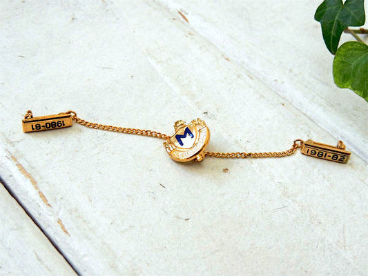 1980-81【M・A CAPPELLA】1981-82・ゴールド・ヴィンテージ・ブローチ