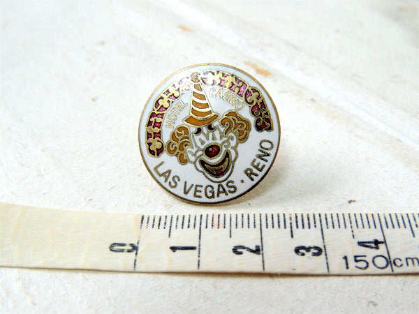 【ラスベガス・カジノホテル】70's~CIRCUS CIRCUS・ピエロ・ヴィンテージ・ピンバッジ