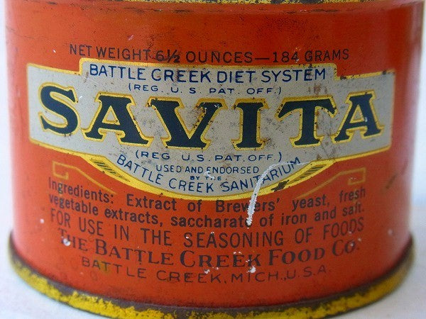 【SAVITA】シーズニング・ヴィンテージ・ティン缶/スパイス缶　USA